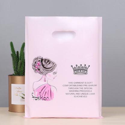 Sac en plastique pour emballage cadeau avec impression créative et tendance 