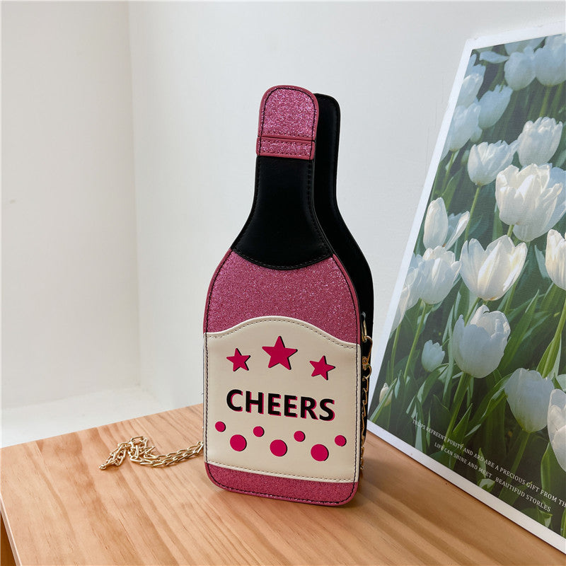 Creative Fashion Bottle Shoulder Bag
