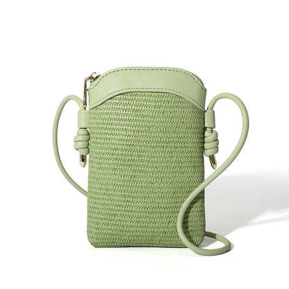 Women Sweet Cute Mini Vertical Zipper Crossbody Bag