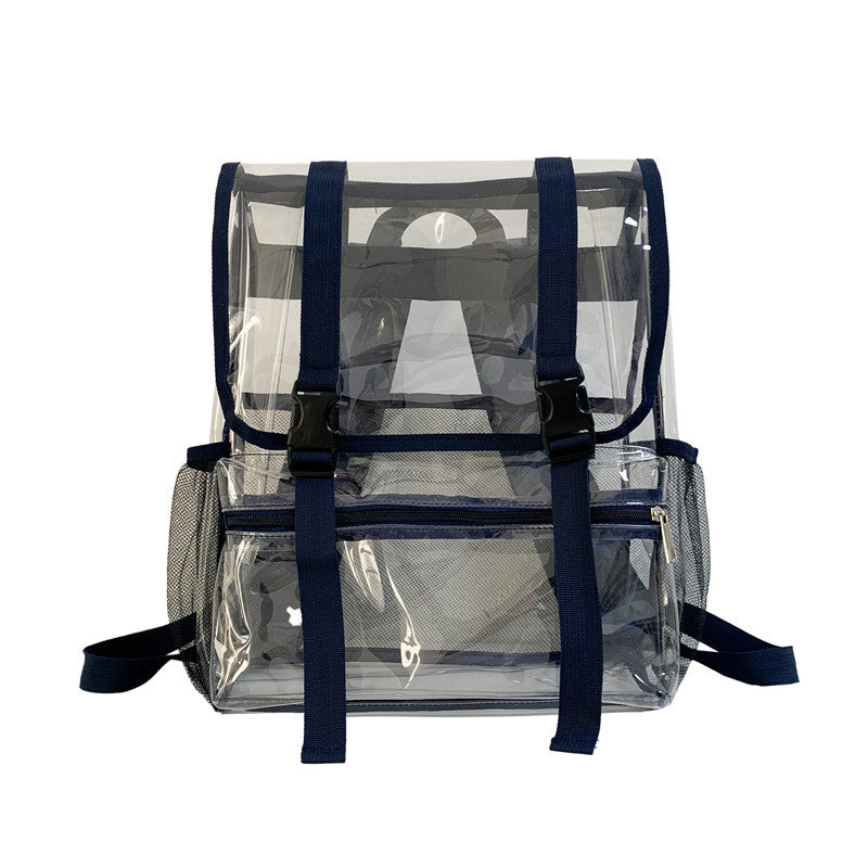 Fashion Clear Large Capacity Pvc Backpack
