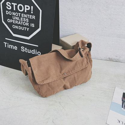 Sac fourre-tout décontracté pour femme, couleur unie, grande capacité, avec poignée à l'épaule 