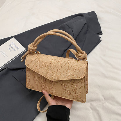 Simple Fashion Flip Print Square Shoulder Bag