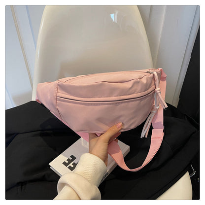 Women Simple Casual Large-Capacity Crossbody Chest Bag