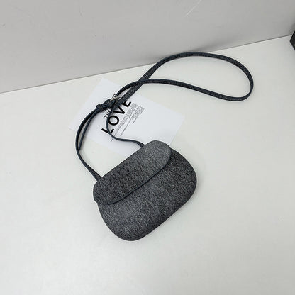 Sac à bandoulière simple en denim pour femme 