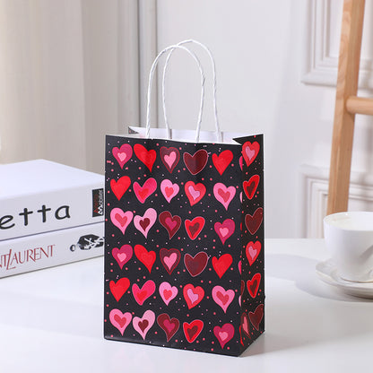 Sac de rangement imprimé Love pour accessoires de vêtements 