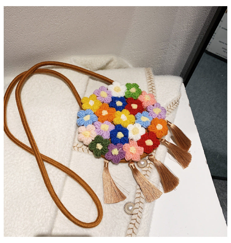 Bohemian Ethnic Tassel Crossbody Bag
