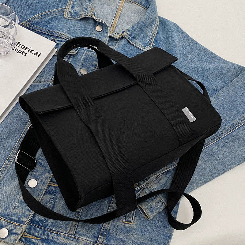 Women Fashion Casual Large Capacity Canvas Handbag