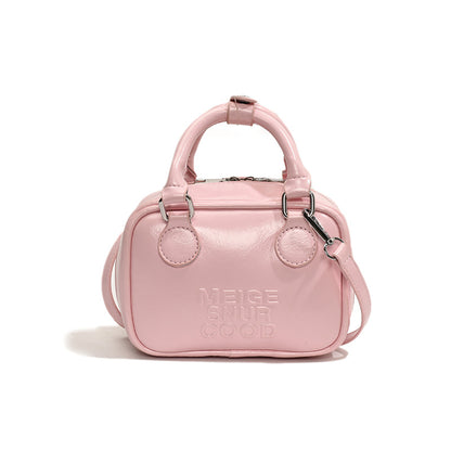 Sac à main élégant et tendance, couleur unie, portable, à bandoulière 