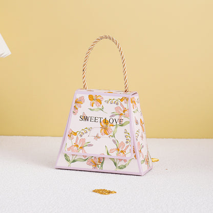 Sac d'emballage cadeau de bonbons de mariage simple et créatif 