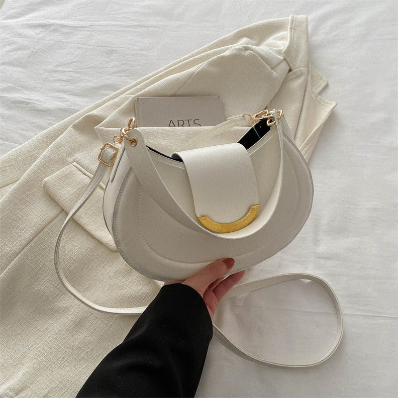 Women Fashion Casual Solid Color Shoulder Bag