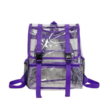 Fashion Clear Large Capacity Pvc Backpack