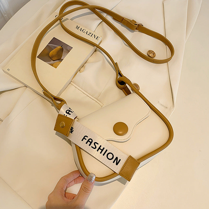 Women Fashion Vintage Flap PU Crossbody Bag