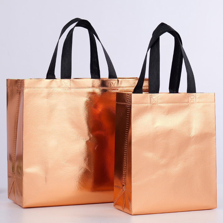 Laser Non-Woven Fabric Bag Coated With Aluminum Shopping Packaging Bag