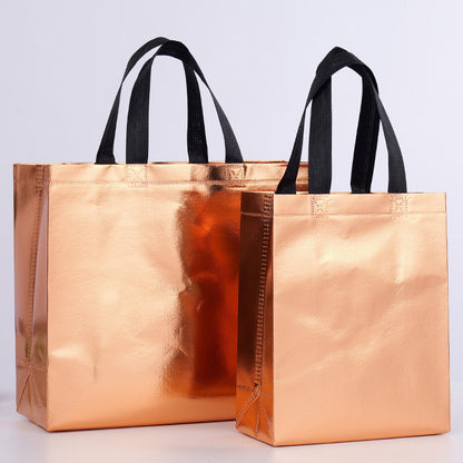 Laser Non-Woven Fabric Bag Coated With Aluminum Shopping Packaging Bag