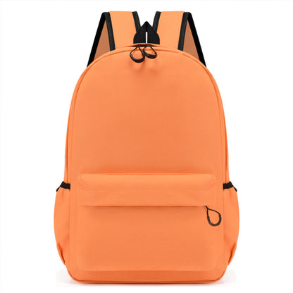 Simple Large Capacity Solid Color Oxford Cloth Backpack