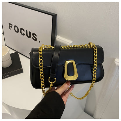Sac à bandoulière carré à chaîne tendance 