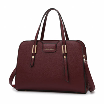 Women Casual Simple Solid Color Large Capacity Handbag