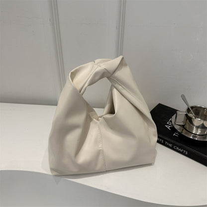 Sac à main simple et tendance de couleur unie 