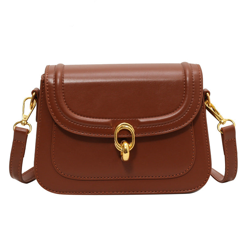 Women Fashion Casual Simple Solid Color Square Shoulder Bag