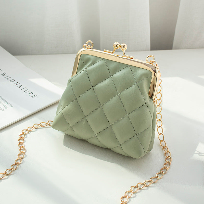 Women Fashion Rhombus Chain Mini Bag