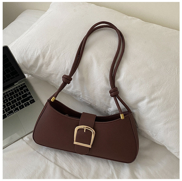 Sac à main tendance couleur unie pour femme 