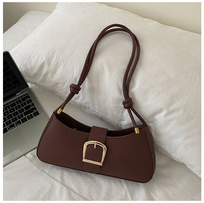 Sac à main tendance couleur unie pour femme 