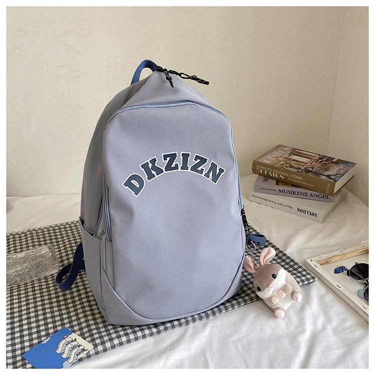 Women Fashion Alphabet Large Capacity Backpack