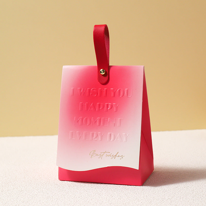 Sac d'emballage cadeau pour bonbons de mariage, simple et créatif, dégradé 