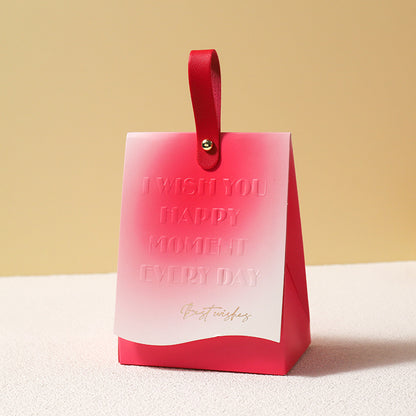 Sac d'emballage cadeau pour bonbons de mariage, simple et créatif, dégradé 