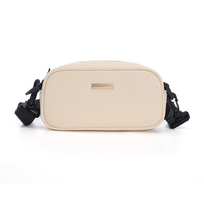 Women Fashionable Simple Solid Color Square PU Crossbody Bag