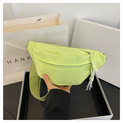 Women Simple Casual Large-Capacity Crossbody Chest Bag