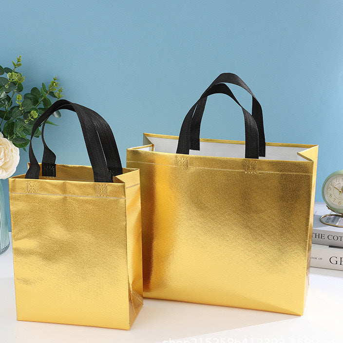 Laser Non-Woven Fabric Bag Coated With Aluminum Shopping Packaging Bag