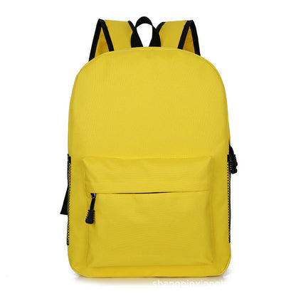 Fashionable Large Capacity Solid Color Backpack