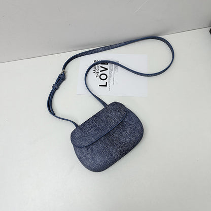 Sac à bandoulière simple en denim pour femme 