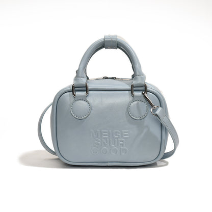 Sac à main élégant et tendance, couleur unie, portable, à bandoulière 