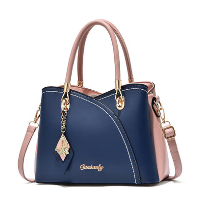 Sac à main carré de grande capacité avec pendentif papillon pour femme 
