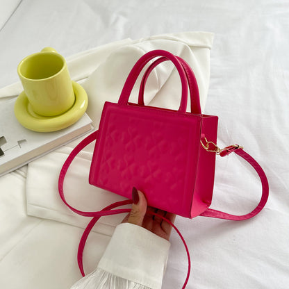 Sac à bandoulière simple et uni avec indentation 