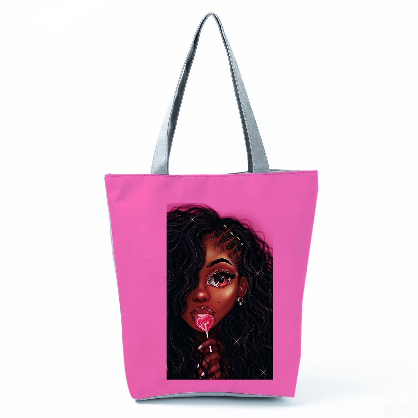 Women'S Cool Girl Print One Shoulder Shopping Bag