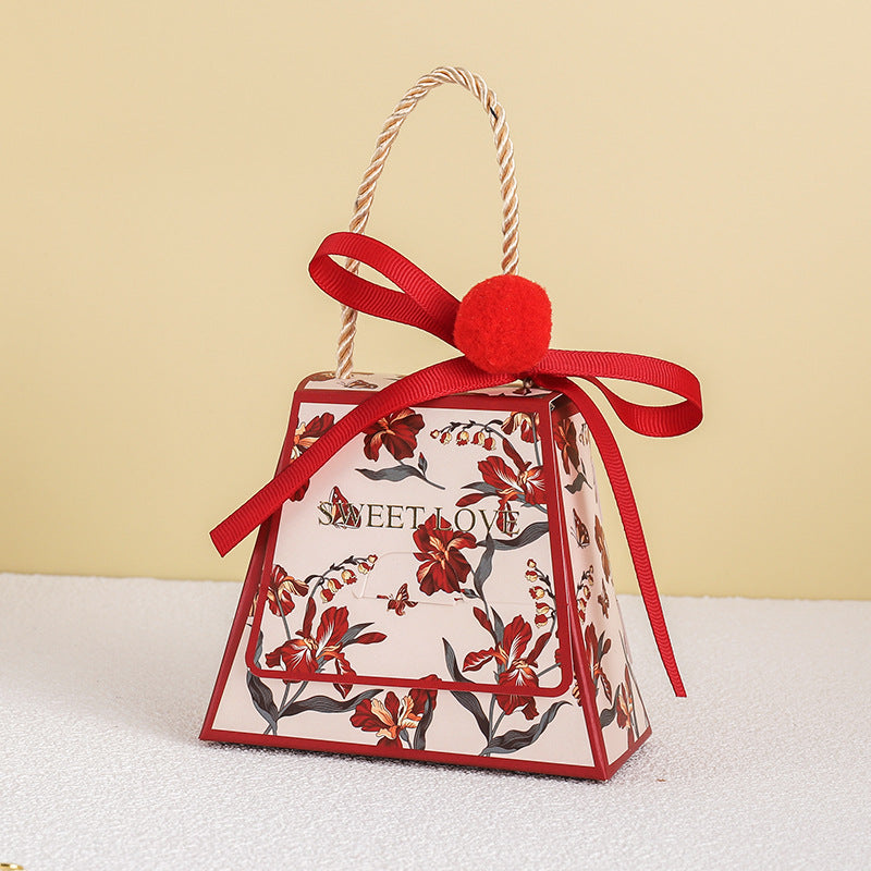 Sac d'emballage cadeau de bonbons de mariage simple et créatif 