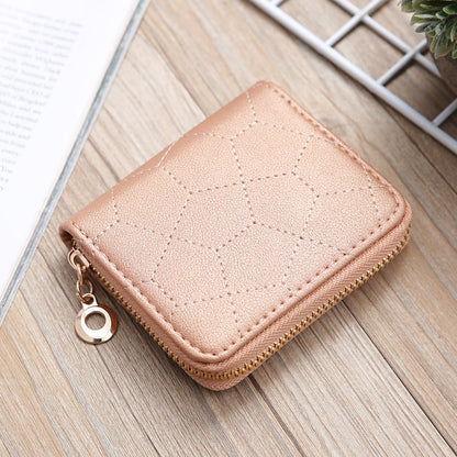 Women Fashion Embroidered Short Creative Coin Purse