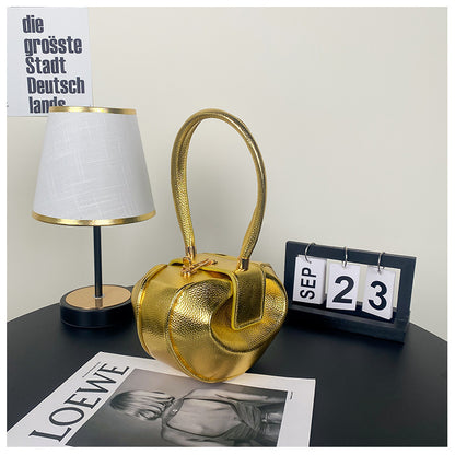 Sac à main tendance et créatif de couleur unie 