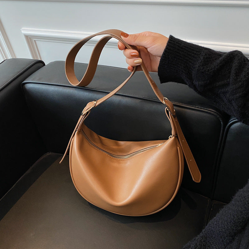 Women Fashion Casual Crossbody Dumpling Bag