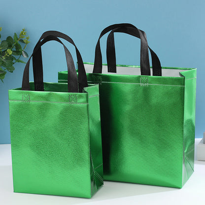 Laser Non-Woven Fabric Bag Coated With Aluminum Shopping Packaging Bag