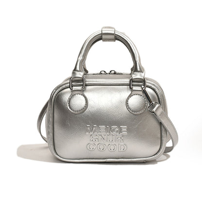 Sac à main élégant et tendance, couleur unie, portable, à bandoulière 