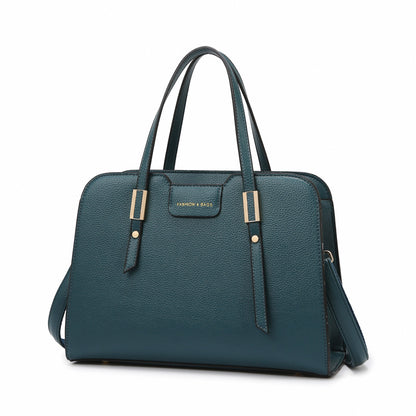 Women Casual Simple Solid Color Large Capacity Handbag