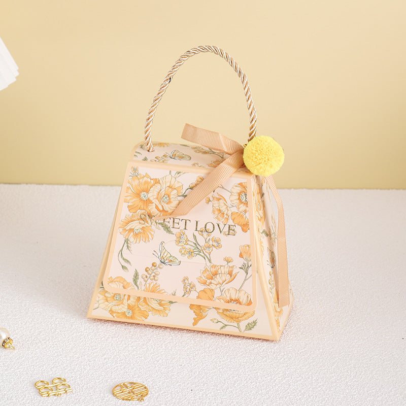 Sac d'emballage cadeau de bonbons de mariage simple et créatif 
