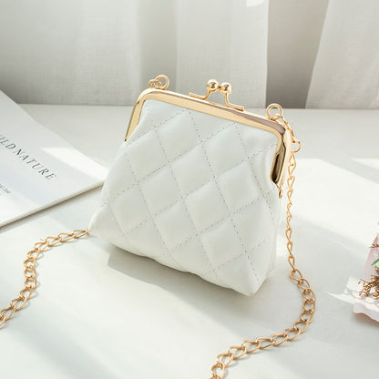 Women Fashion Rhombus Chain Mini Bag