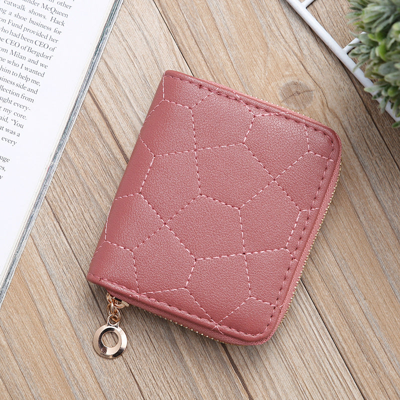 Women Fashion Embroidered Short Creative Coin Purse