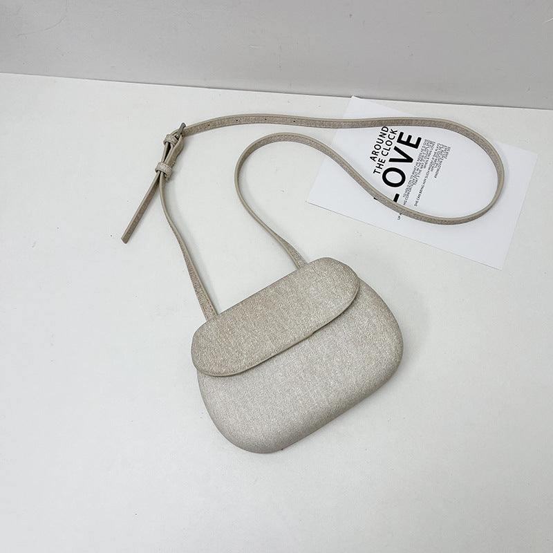 Sac à bandoulière simple en denim pour femme 