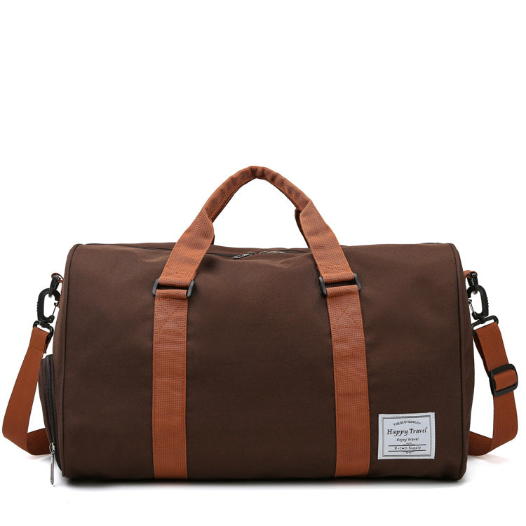 Sac de sport Oxford décontracté à bandoulière et fermeture éclair pour femme 